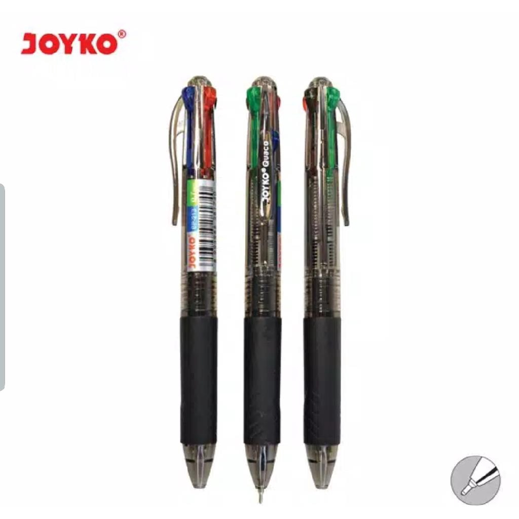 

COD WMP Joyko Pulpen BP-213 Quaco 4 Warna (1 Buah)