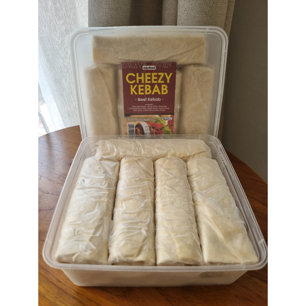 

CHEEZY KEBAB FROZEN EKSTRA KEJU ISI 10PCS
