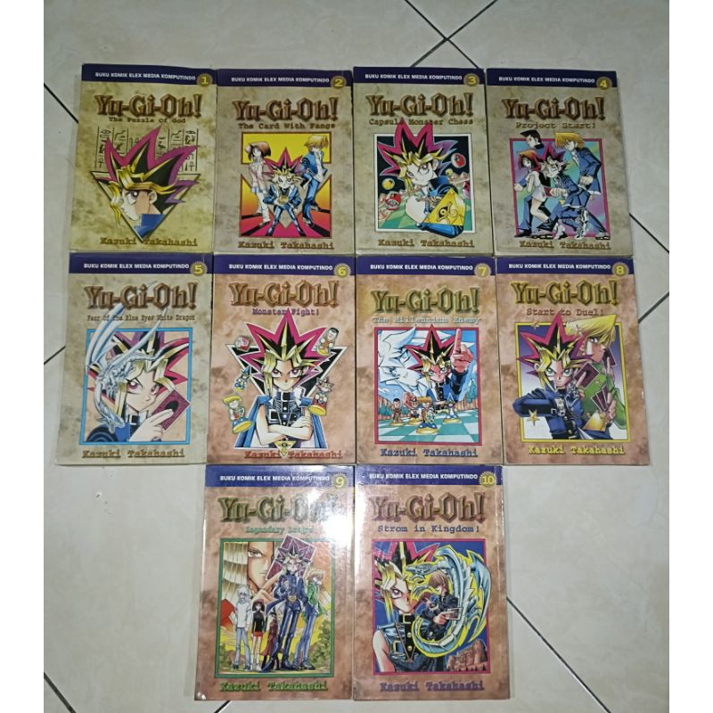 komik yu - gi - oh  set vol 1-38 original