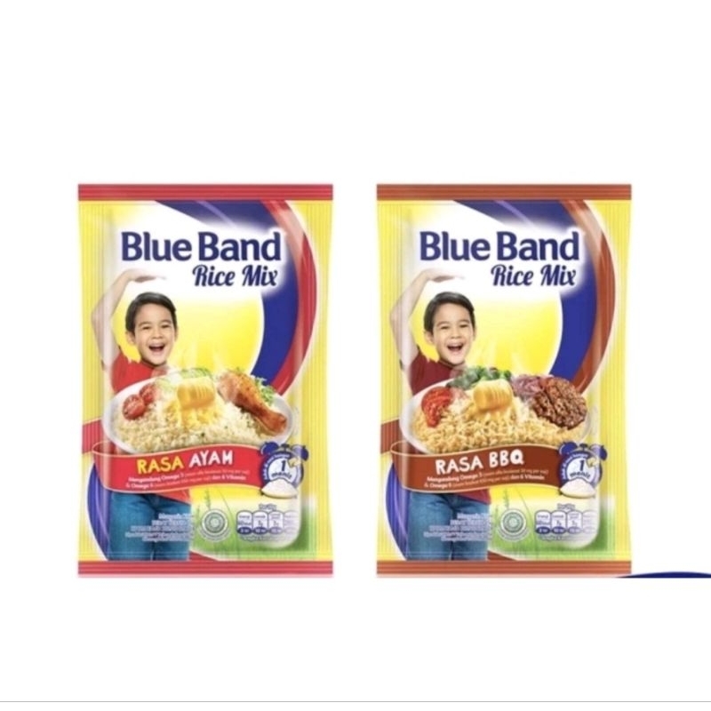 

BLUE BAND RICE MIX 45g // rasa Ayam&rasa BBQ