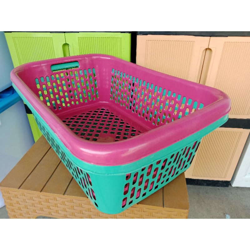 Keranjang pakaian Merk Yutaka 680 M  dan L / Keranjang baju laundry Yutaka / Keranjang baju kotor / 