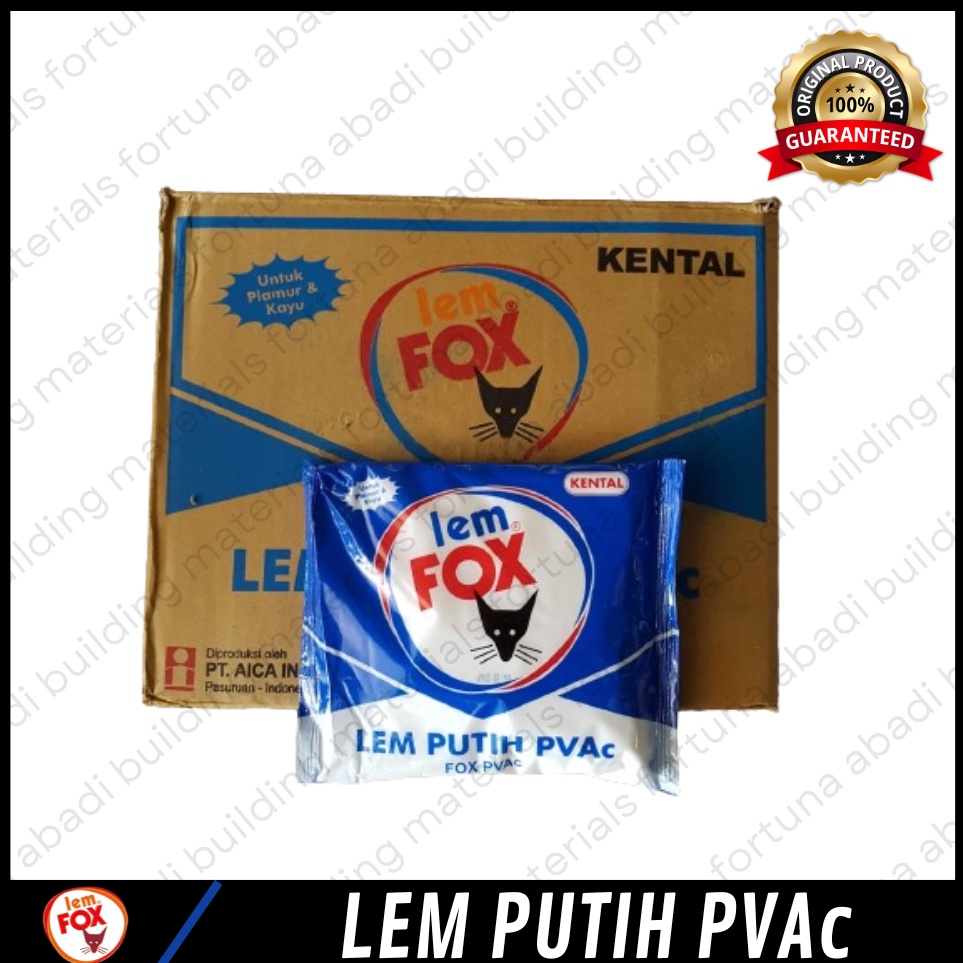 

Lem Fox PVac Warna Biru Ukuran 35 6gram Lem Fox Putih g Q6L7