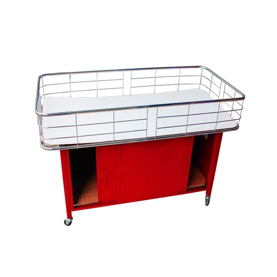 Rak Obral Wagon Besi / Box Keranjang Obral / Rak Obral Box Tempat Baju / Keranjang Display Wagon Bes