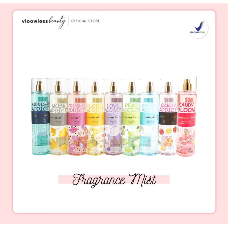 vloowless beauty Fragrance Mist (FM) bodymist 250ml | @maylizaadelitta