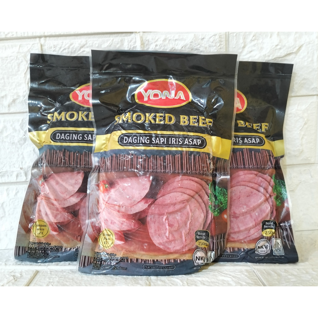 

Yona Smoked Beef 250gr Free Bubble Wrap dan Dus Tebal