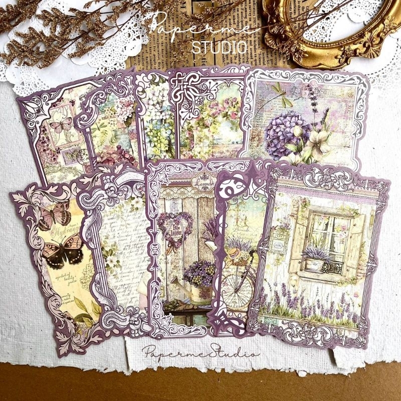 

PAPER DECO - paper journaling aesthetic dusk event flowers galaxy dekorasi hias buku by Papermestudio