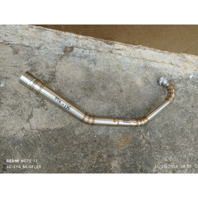 LEHER MX KING FULL CACING PIPA KNALPOT RACING MX KING MX FULL CACING LEHER KNALPOT RACING MX KING PI