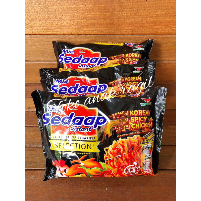 

Mie sedap Korea spicy chiken
