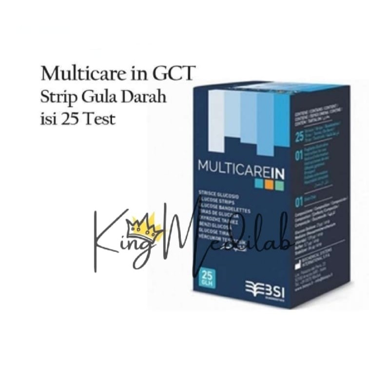 Strip Multicare In Glucose / Strip Gula Darah Multicare IN GCT