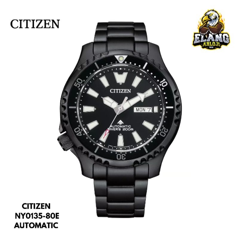 JAM TANGAN PRIA CITIZEN NY0135-80E AUTOMATIC STAINLESS ORIGINAL