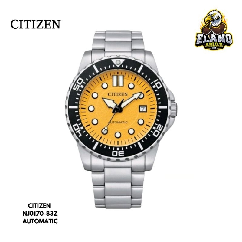 JAM TANGAN PRIA CITIZEN NJ0170-83Z AUTOMATIC STAINLESS ORIGINAL