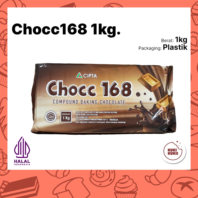 

Coklat Batang Chocc 168 1kg | cokelat blok Chocc168 1 kg