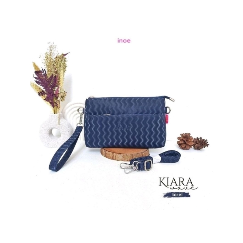 Tas selempang kiara wave motif by inoe