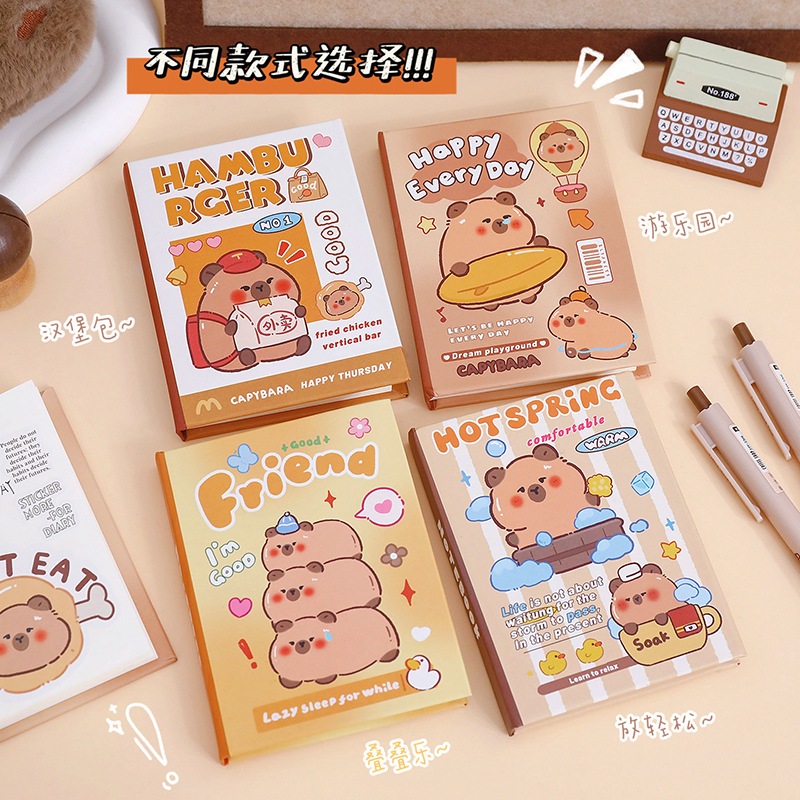

NOTEBOOK A7 DIARY BOOK POLOS BUKU TULIS CAPYBARA KAPIBARA
