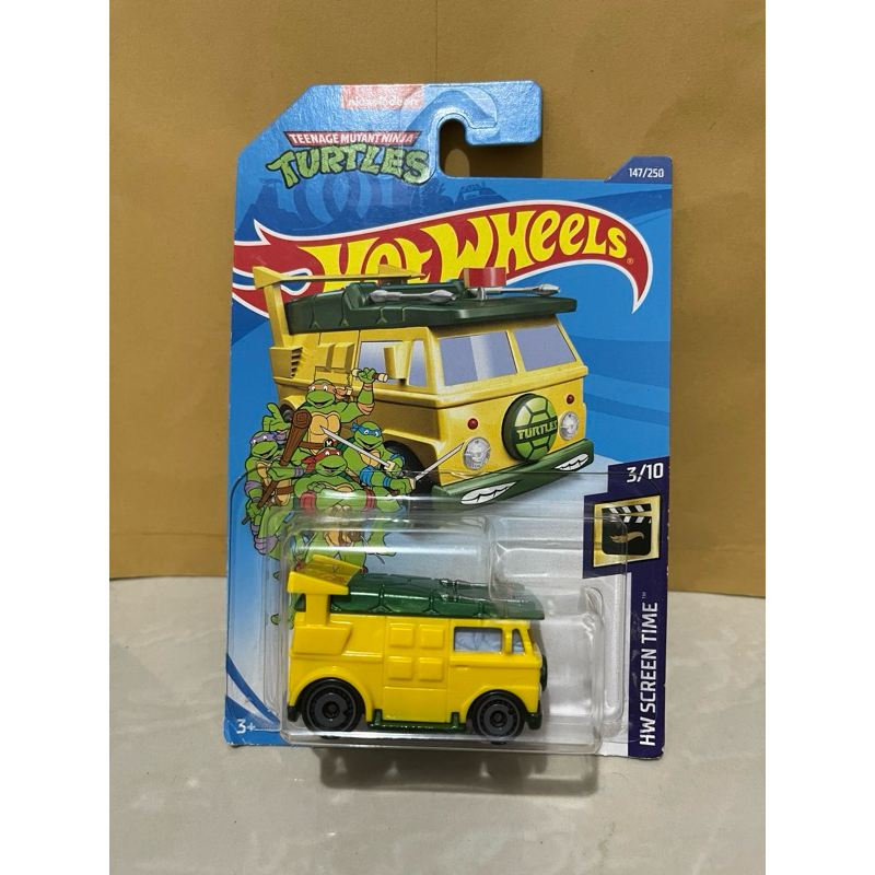 hot wheels party wagon Ninja turtle