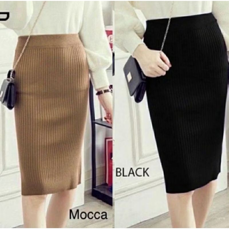Rok Span Pendek Wanita Rok Span Kerja