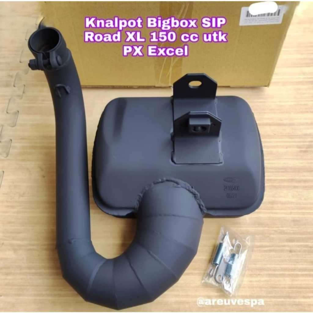 Knalpot Bigbox SIP Road XL 150 SIP Germany utk PX Excel 150 cc
