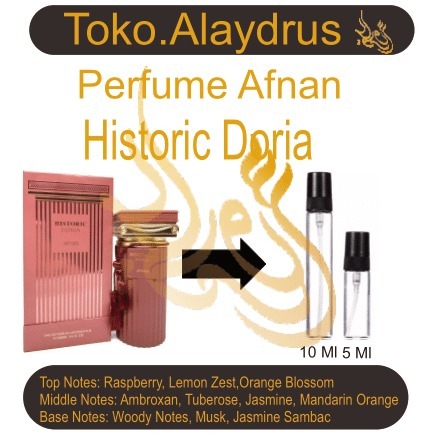 Decant Afnan Historic Doria For Women EDP
