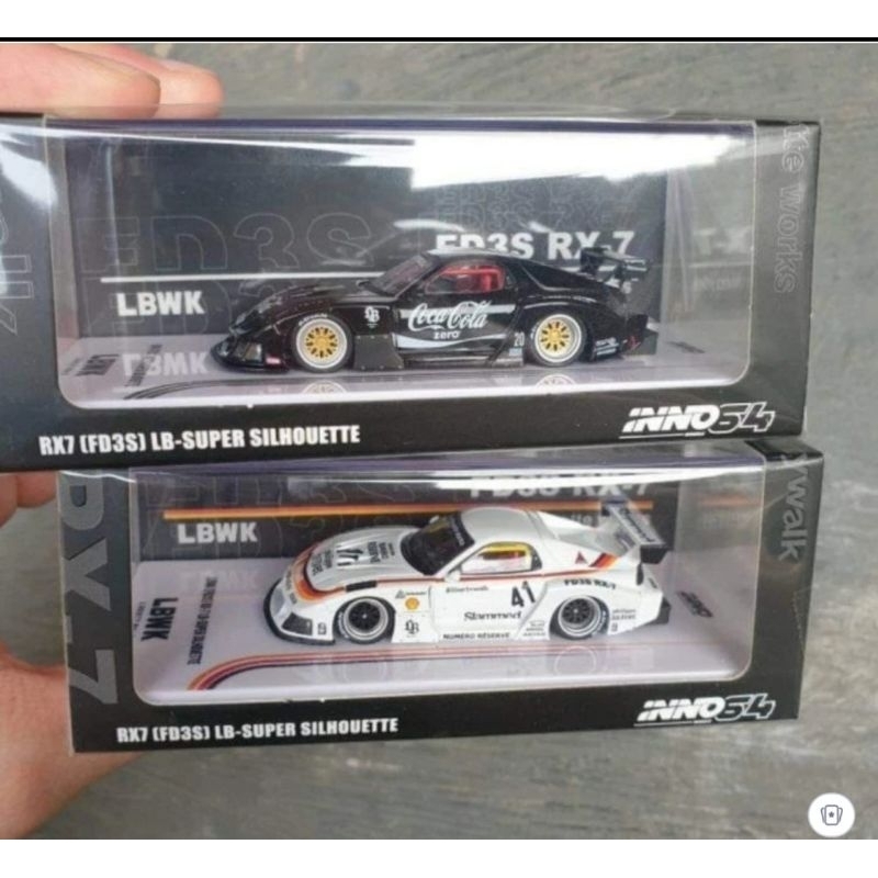 inno64 inno 64 mazda rx7 Lbwk hitam cocacola dan putih lbwk harga sepaket