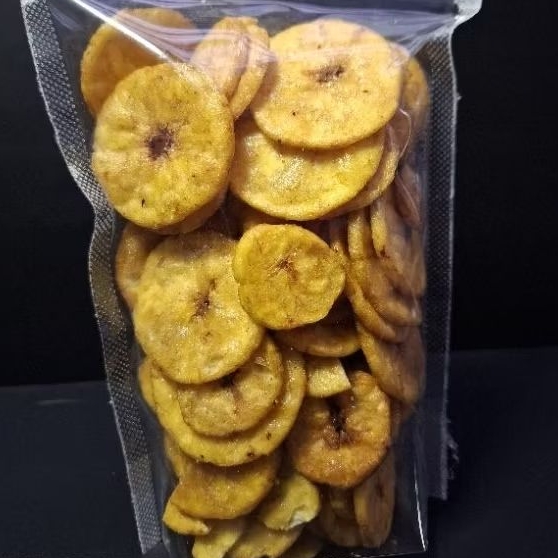 

Keripik Pisang Model Bulat Coin kemasan 100 gram