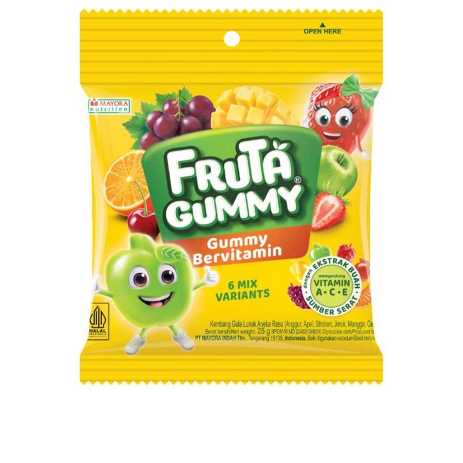 

FRUTA GUMMY BERVITAMIN 25 GRAM