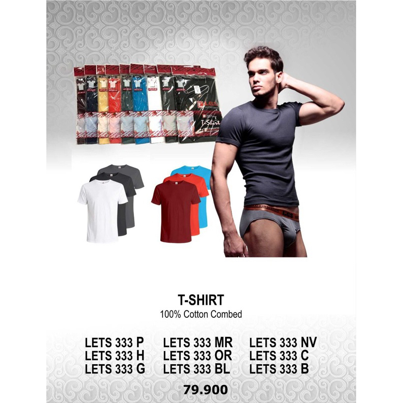 tshirt dalaman pria | kaos polos LGS | singlet lgs