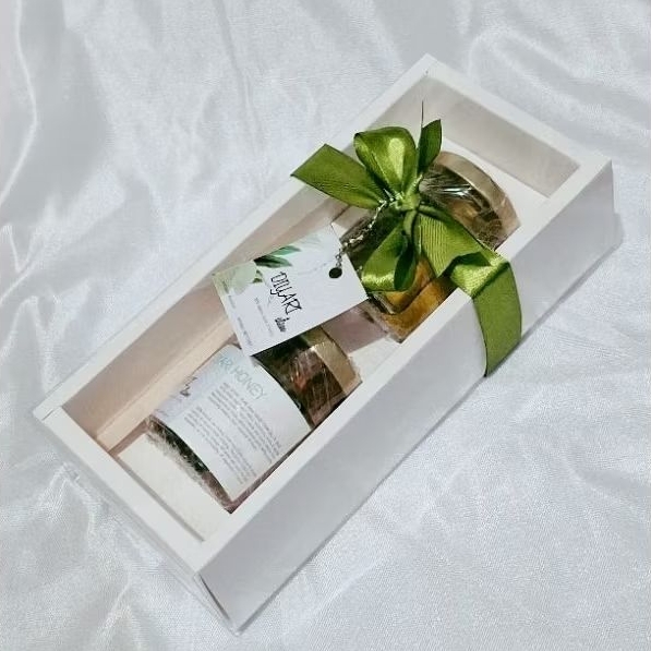 

DIYARI Alam | Hampers Organic Honey, Artisan Tea, with Slide Box (wedding, birthday, christmas natal, idul fitri, get well soon, wisuda, dst)