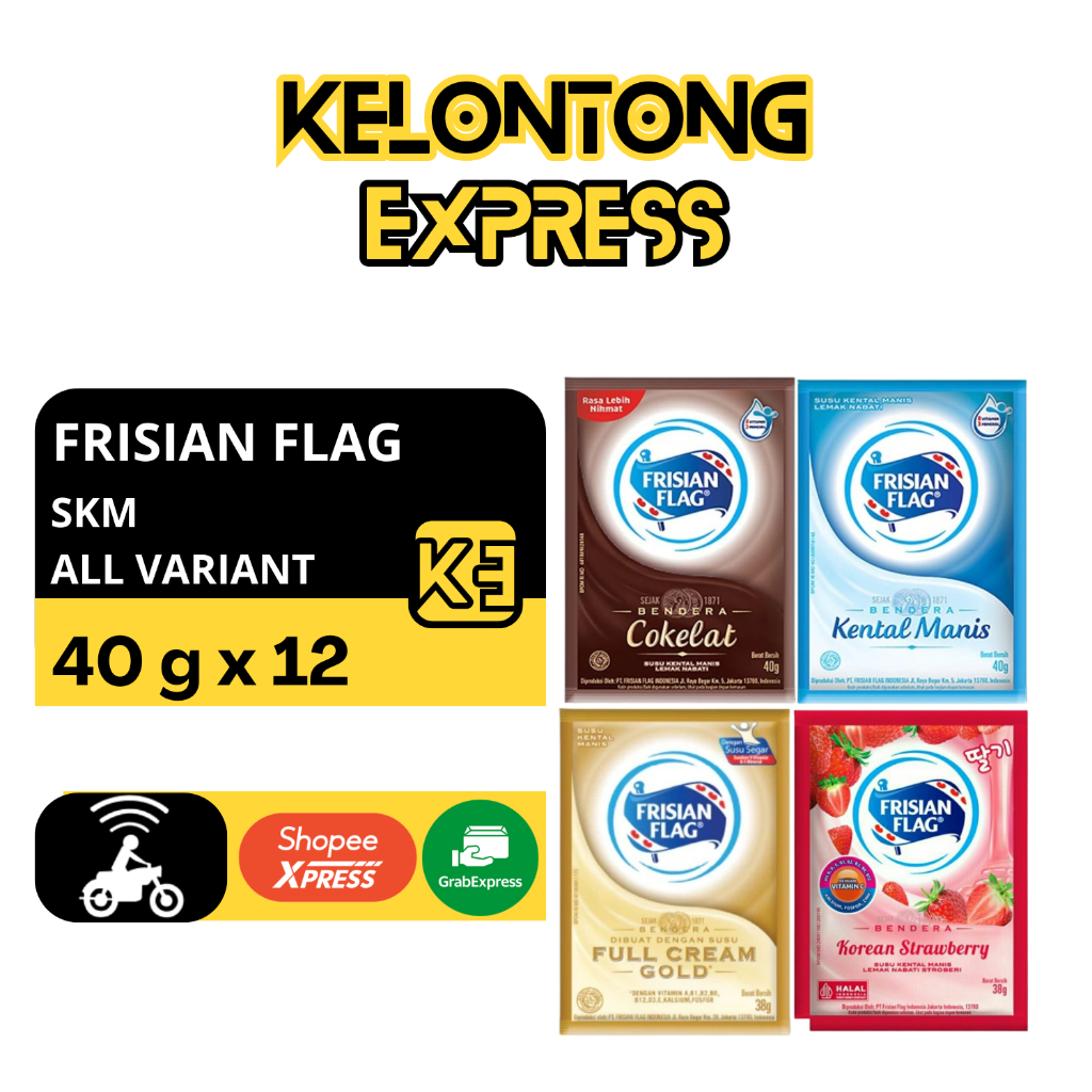 

FRISIAN FLAG SUSU KENTAL MANIS 38gr - 40gr [1 RENCENG 6 SACHET]