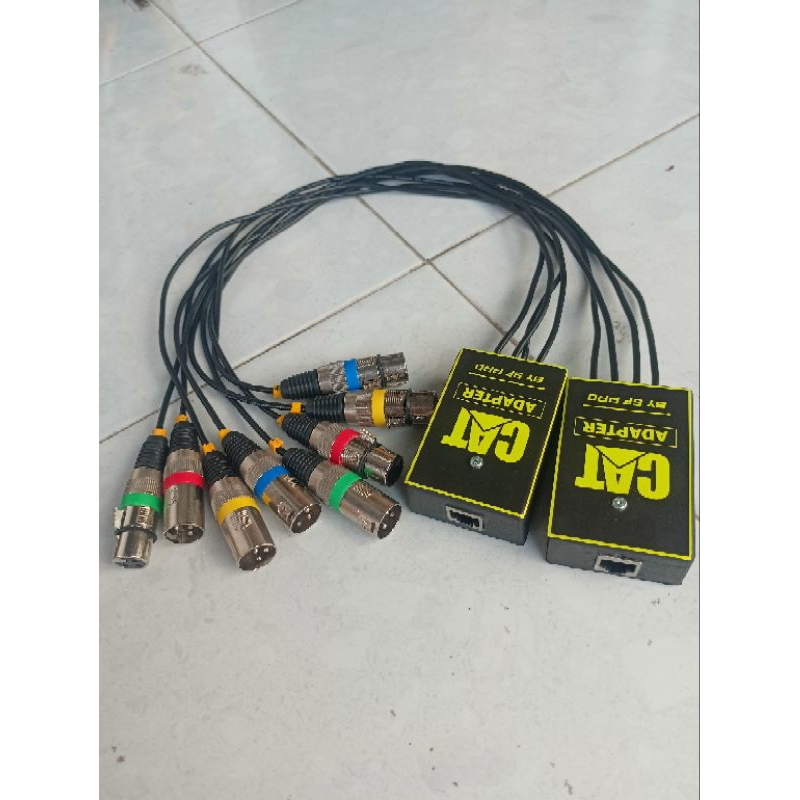 LAN to xlr Jack putih tanpa kabel LAN
