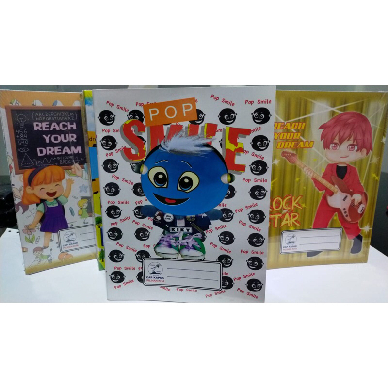 

Buku tulis satuan murah motif random / 1 PCS