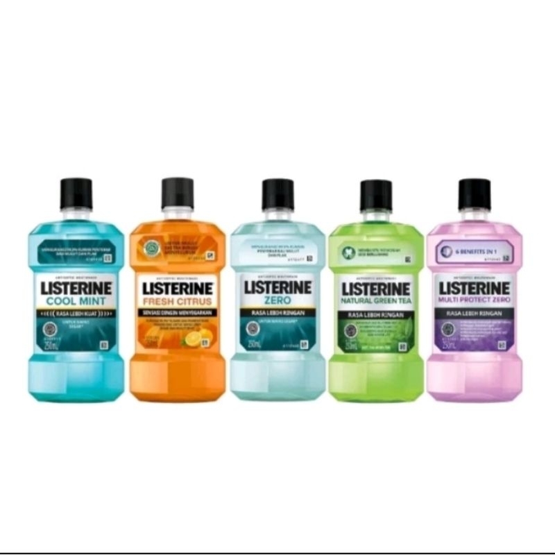 Listerine mouthwash obat kumur mulut 250ml pencuci mulut