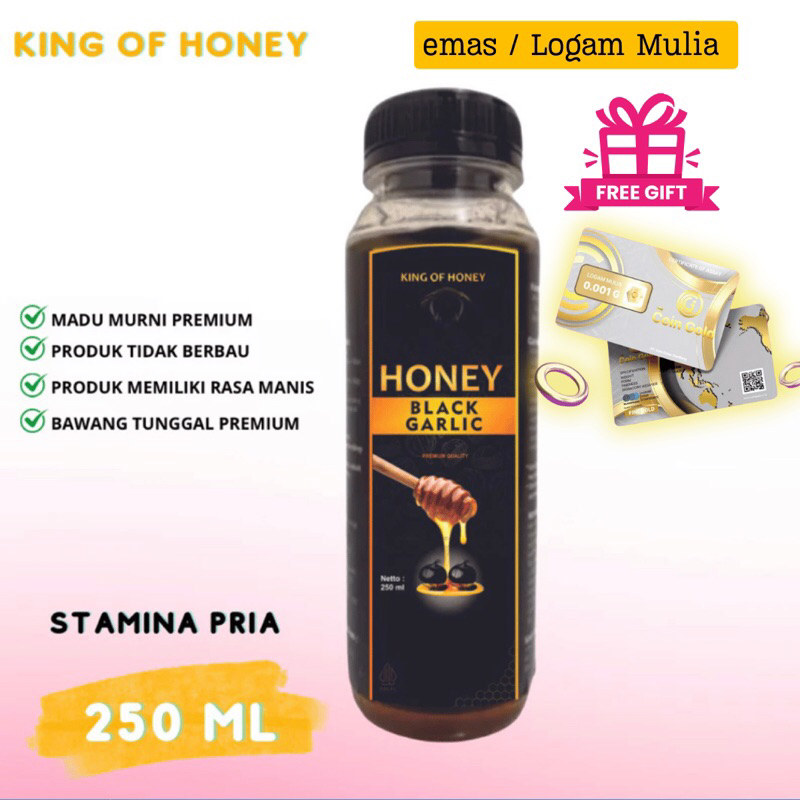 

Madu tahan lama Black Garlic Honey Madu Bawang Hitam King honey