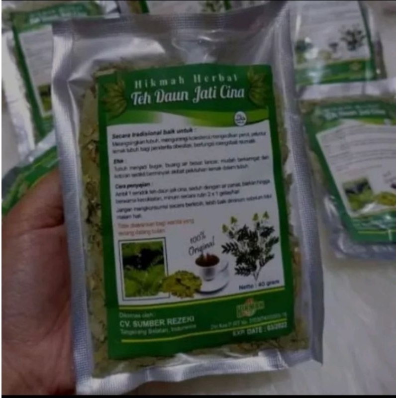 

READY✅COD✅TEH DAUN JATI CINA HERBAL PELANGSING ALAMI PEMBAKAR LEMAR HALAL BPOM