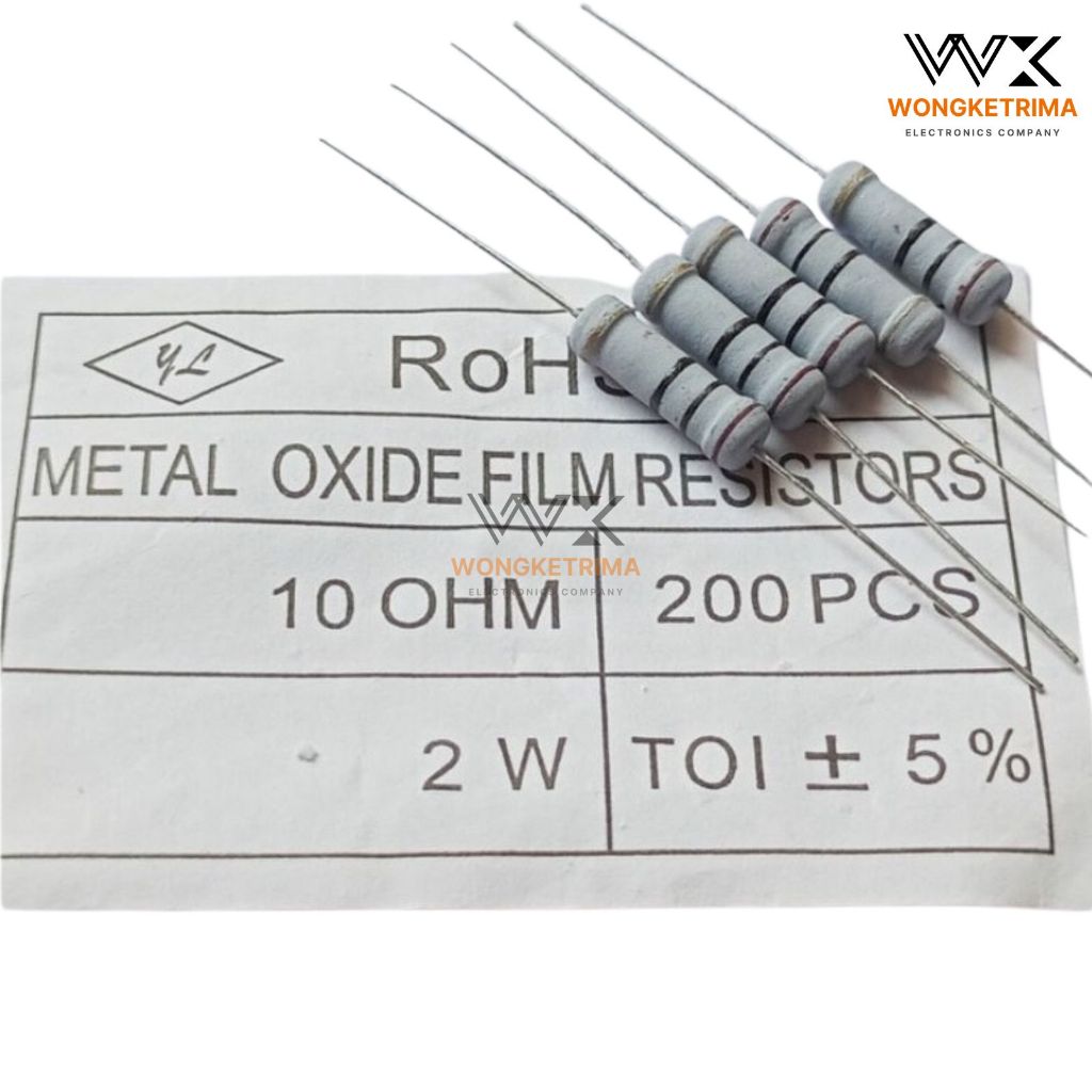 RESISTOR 10 OHM 2 WATT 10OHM 2WATT 10OHM 2W
