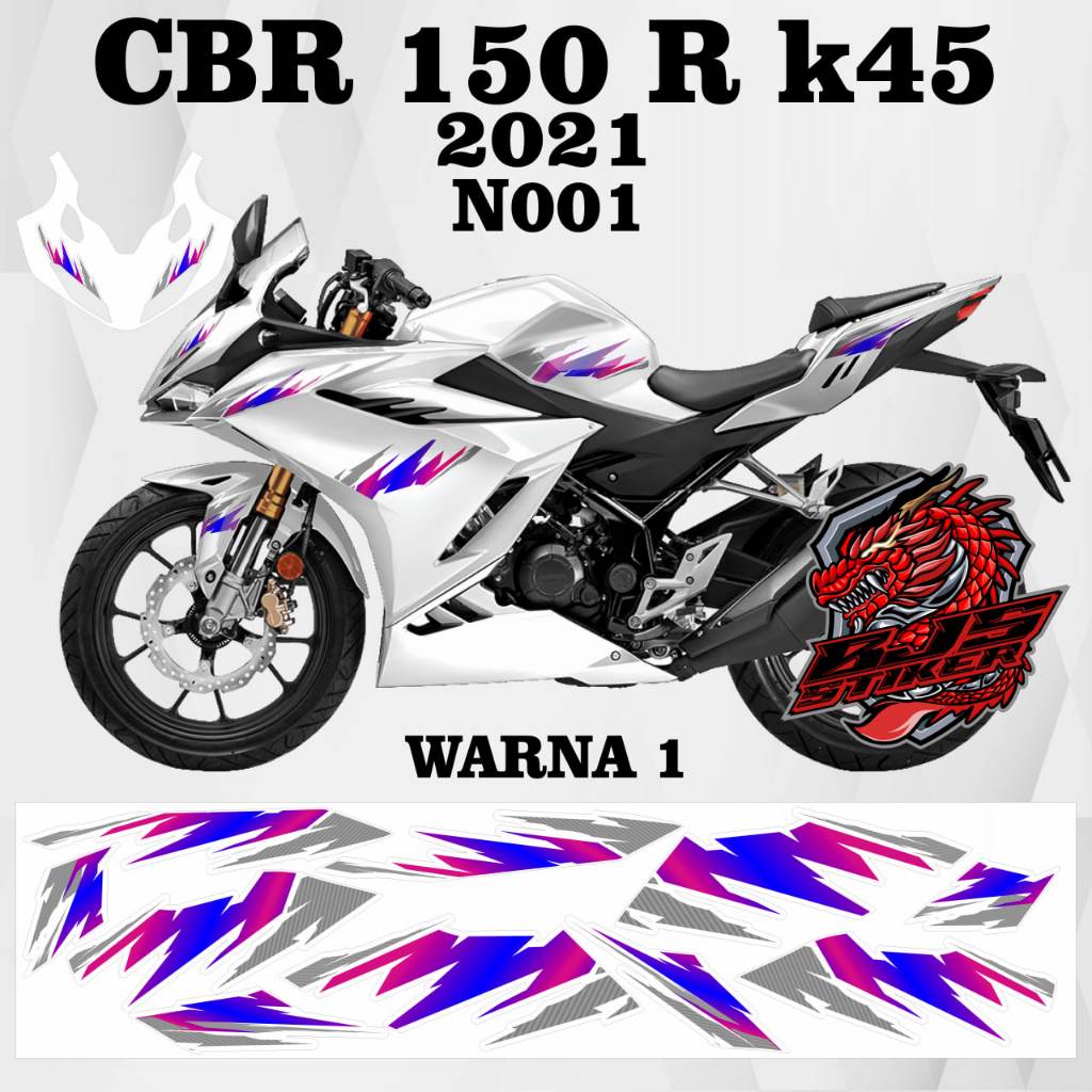 Stiker CBR 150 r k45r 2021 / Striping Stiker CBR 150 r k45r 2021 / Stiker Sticker Decal CBR 150 r k4