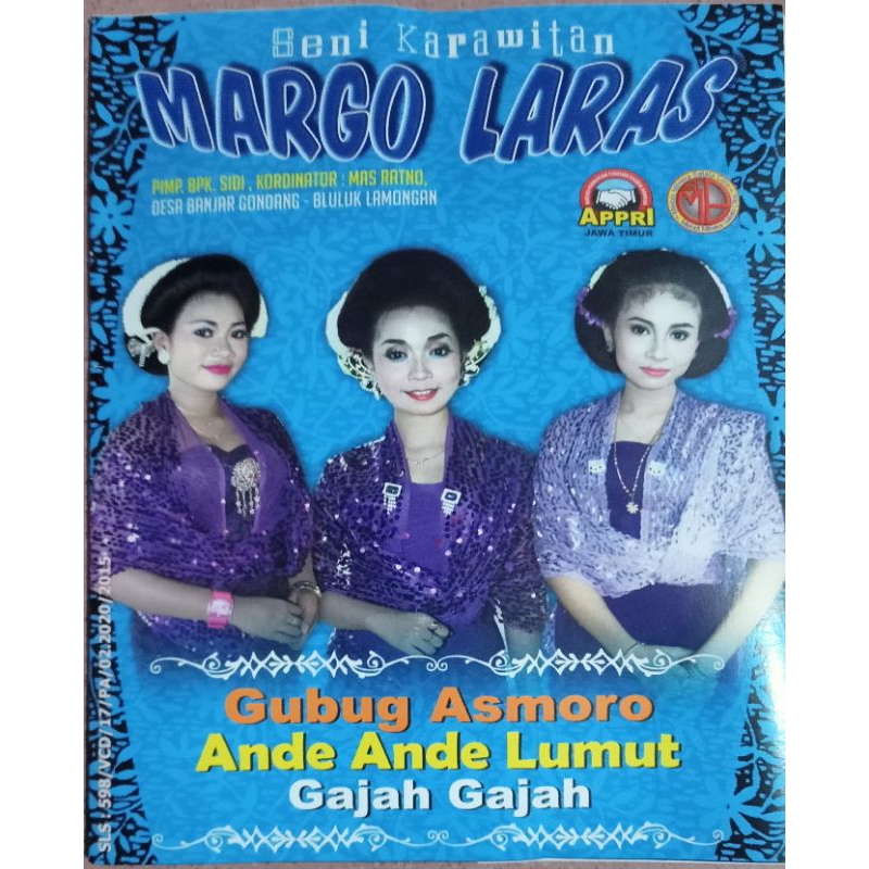 VCD original tayub Margo Laras