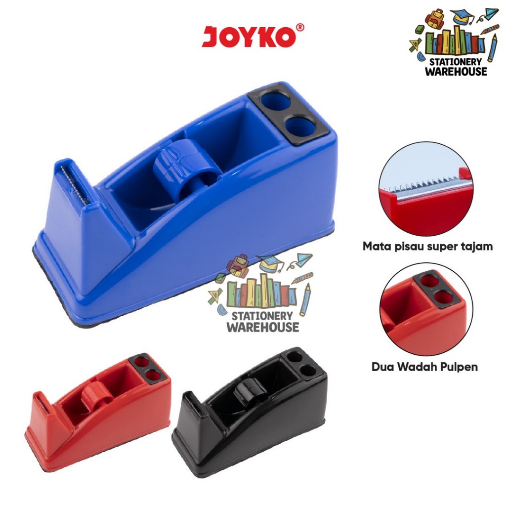 

Tape Cutter Tape Dispenser Pemotong Pita Perekat Joyko TD-102