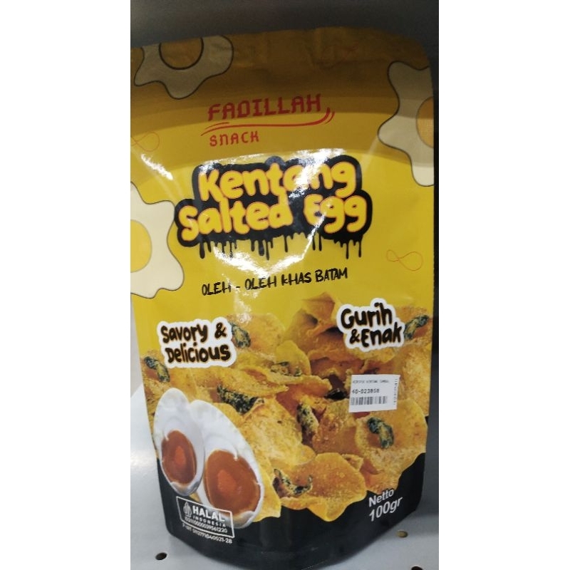 

keripik Kentang Salted Egg Khas Batam