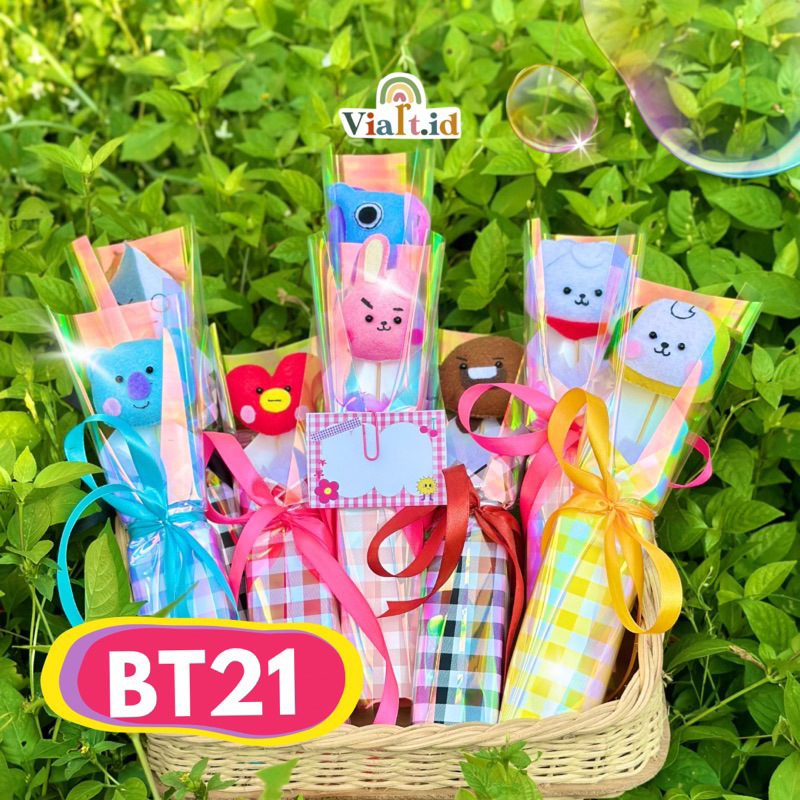 Buket BT21 buket boneka bt21