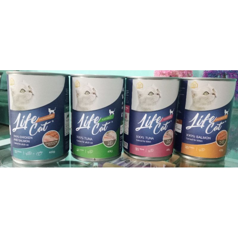 LIFE CAT WET FOOD / LIFE CAT MAKANAN BASAH / LIFE CAT KALENG / LIFE CAT MAKANAN KUCING ADULT KITTEN