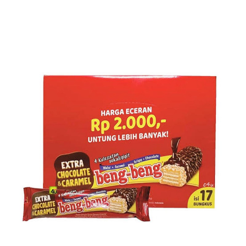 

Beng Beng Chocolate Crisp Wafer - Netto 17 Pcs x 25gr