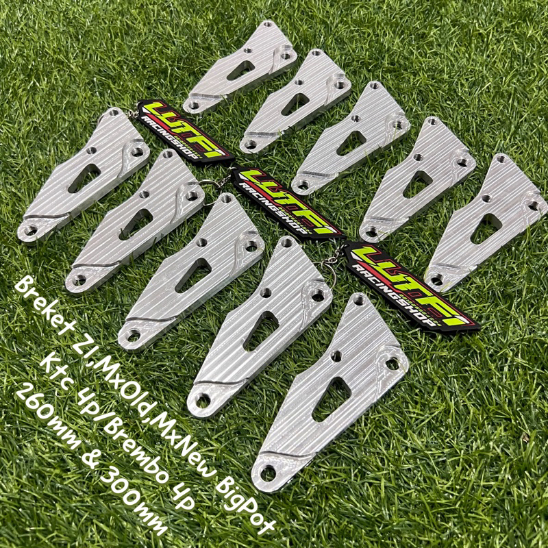 Breket MxNew,Z1,Vega zr,Mx old kaliper BREMBO 4p/KTC 4p 300mm BONUS gantungan kunci toko