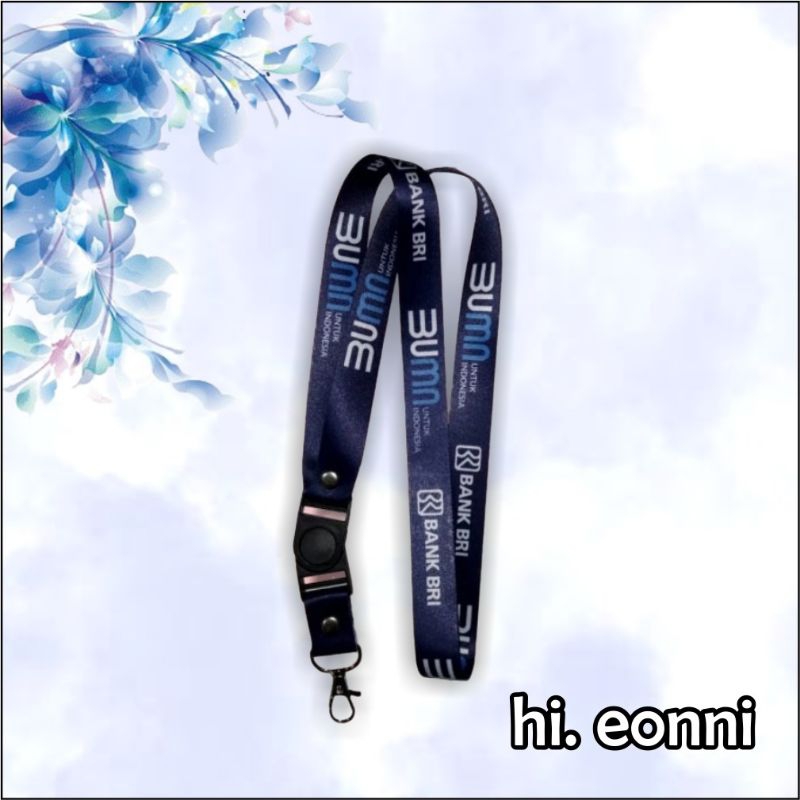 

Tali id card BANK BRI / tali lanyard BANK BRI (READY STOCK) MURAH !!!