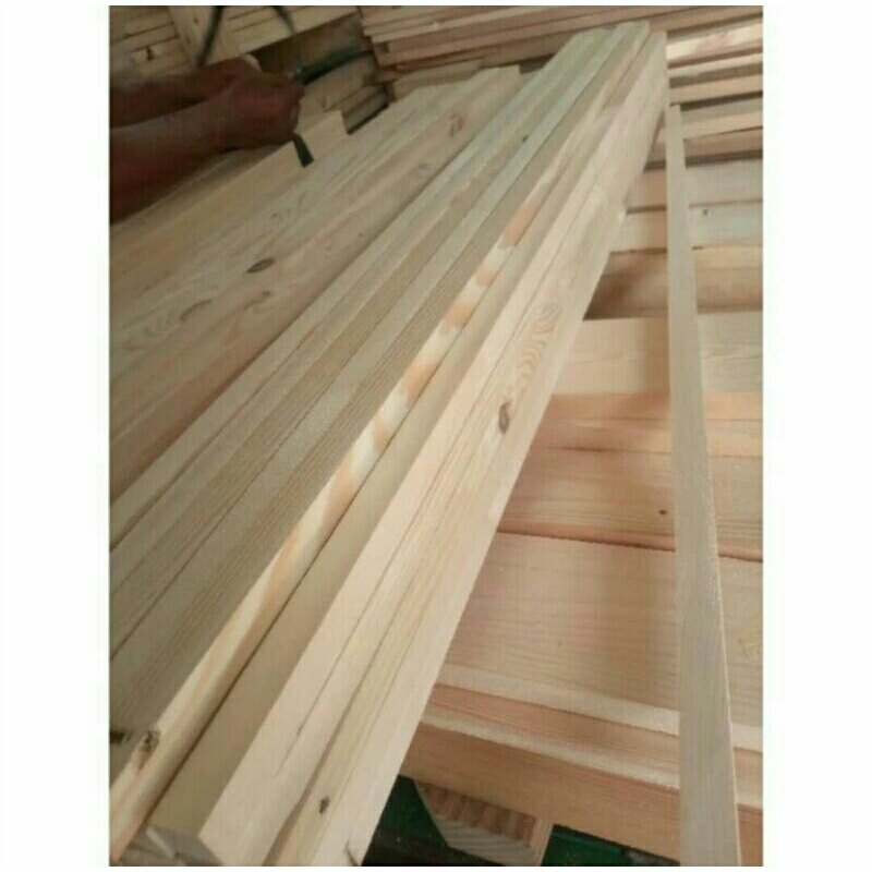 Reng Kayu Jati Belanda 50cm x 2cm - Lis Kayu Jati Belanda 2cm x 50cm - Kayu Jati Belanda - Reng Kayu