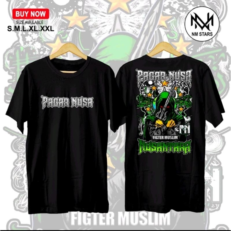 KAOS PAGAR NUSA FIGHTER MUSLIM NUSANTARA SABLON DTF