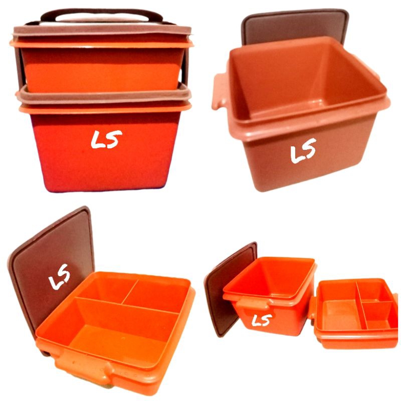 RANTANG PIKNIK JUMBO SUSUN 2 RANTANG MAKANAN BUAH & IKAN & SAYUR