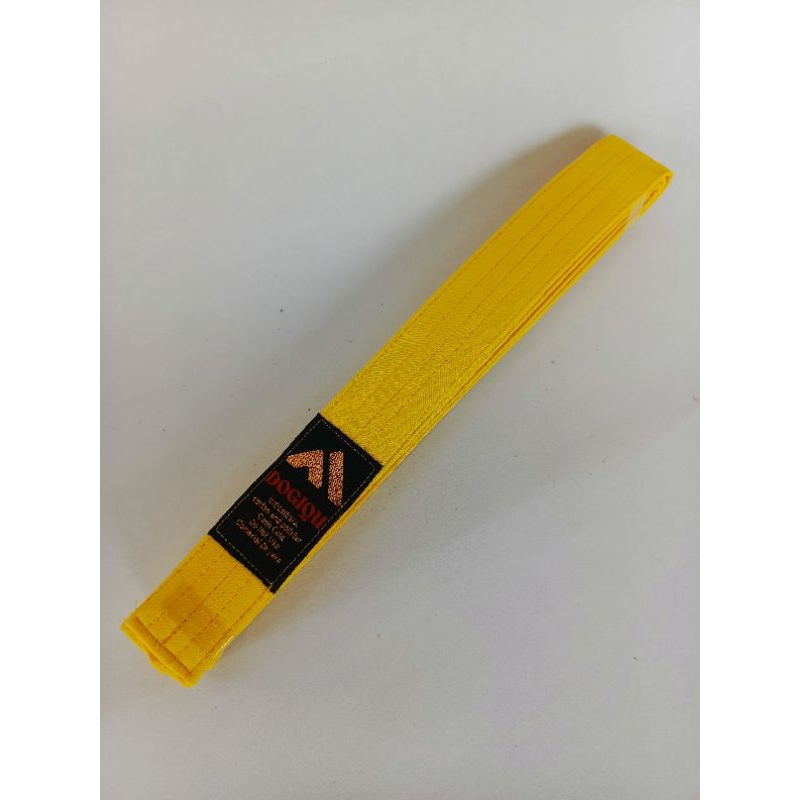 dogiqu sabuk warna kuning karate taekwondo silat