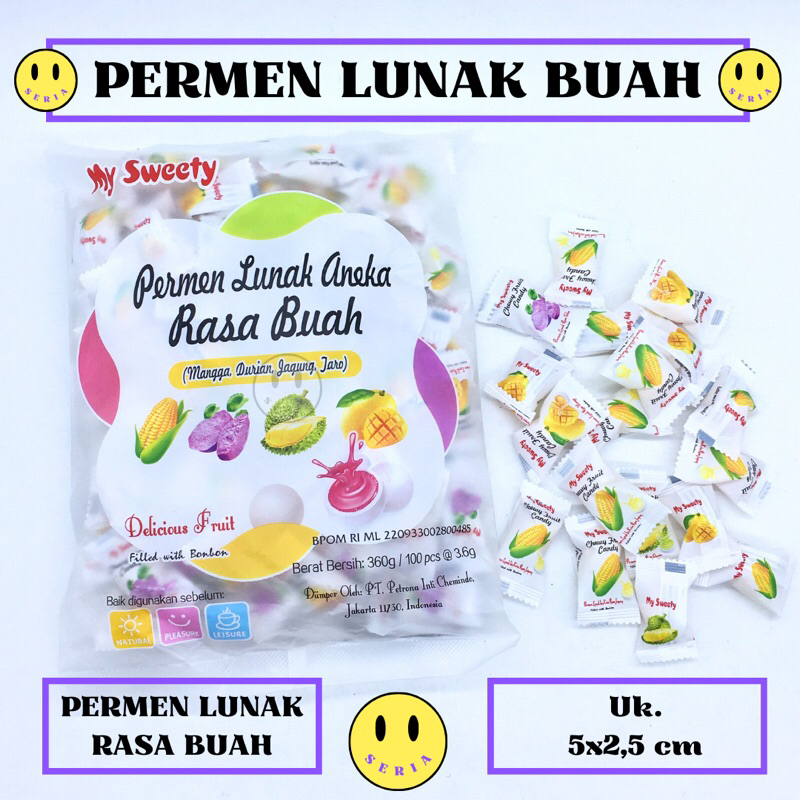 

Permen Lunak MY SWEET Aneka Rasa Buah