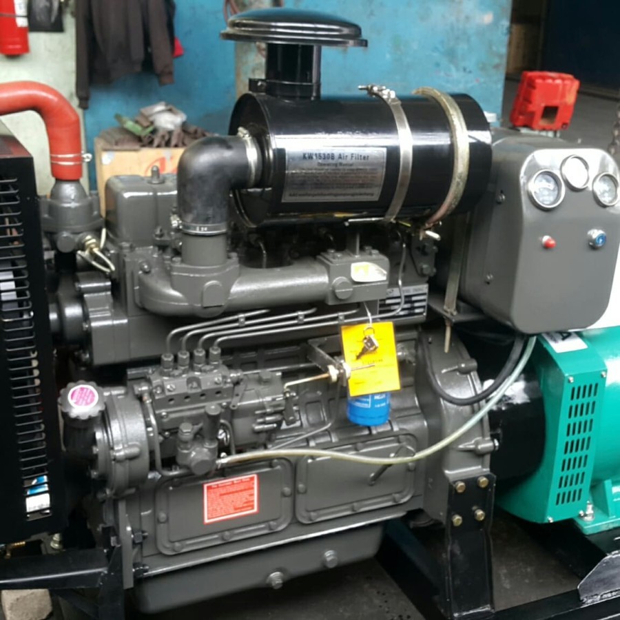 Mesin Diesel 42 HP 4 Cylinder + Alternator STC 30 KW
