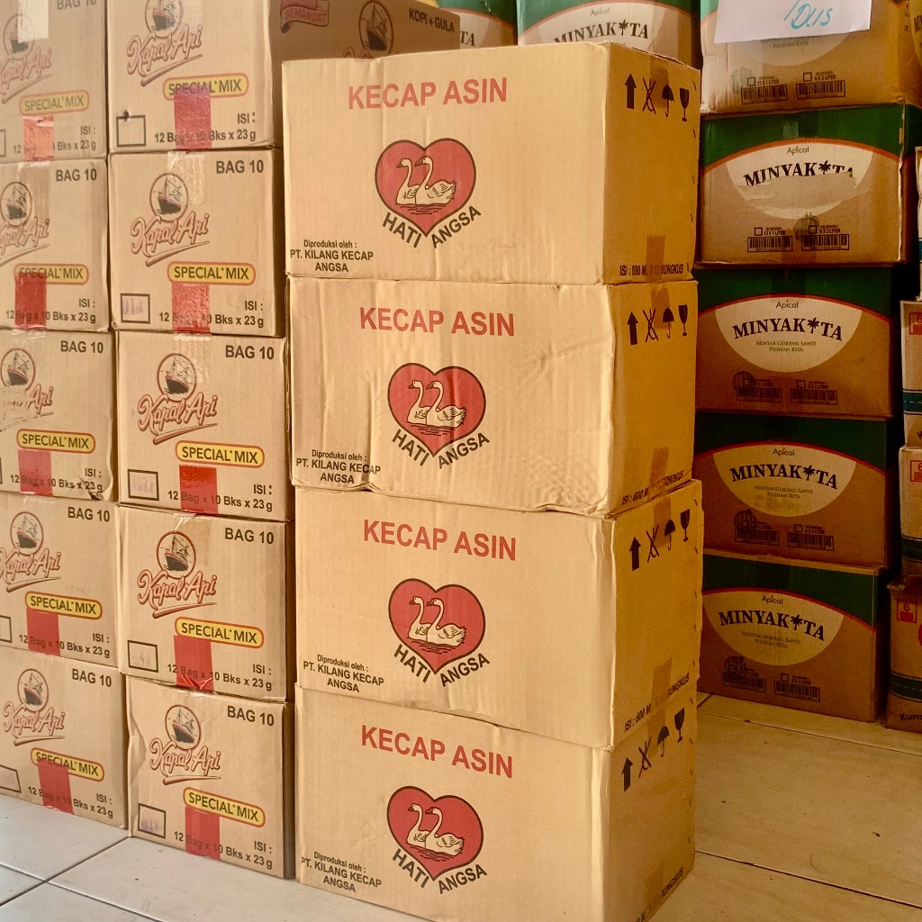 

Kecap Asin Istimewa Cap 2 Hati Angsa Pouch Kemasan Refill 600 ml 1 - DUS / Karton